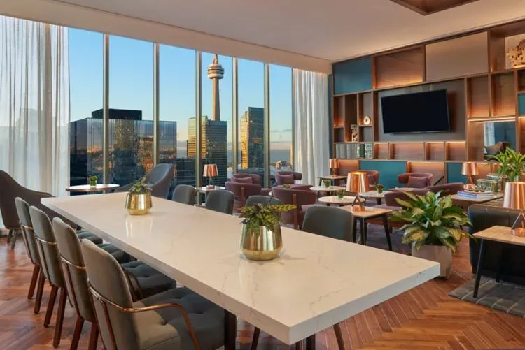43rd Floor Club Lounge at the Sheraton Centre Toronto Hotel